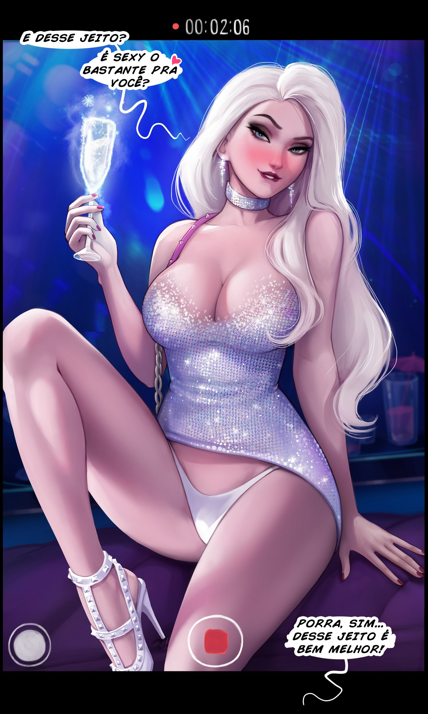Página 4 do quadrinho adulto: Party Elsa - Aroma Sensei – Leia completo em XCOMICS