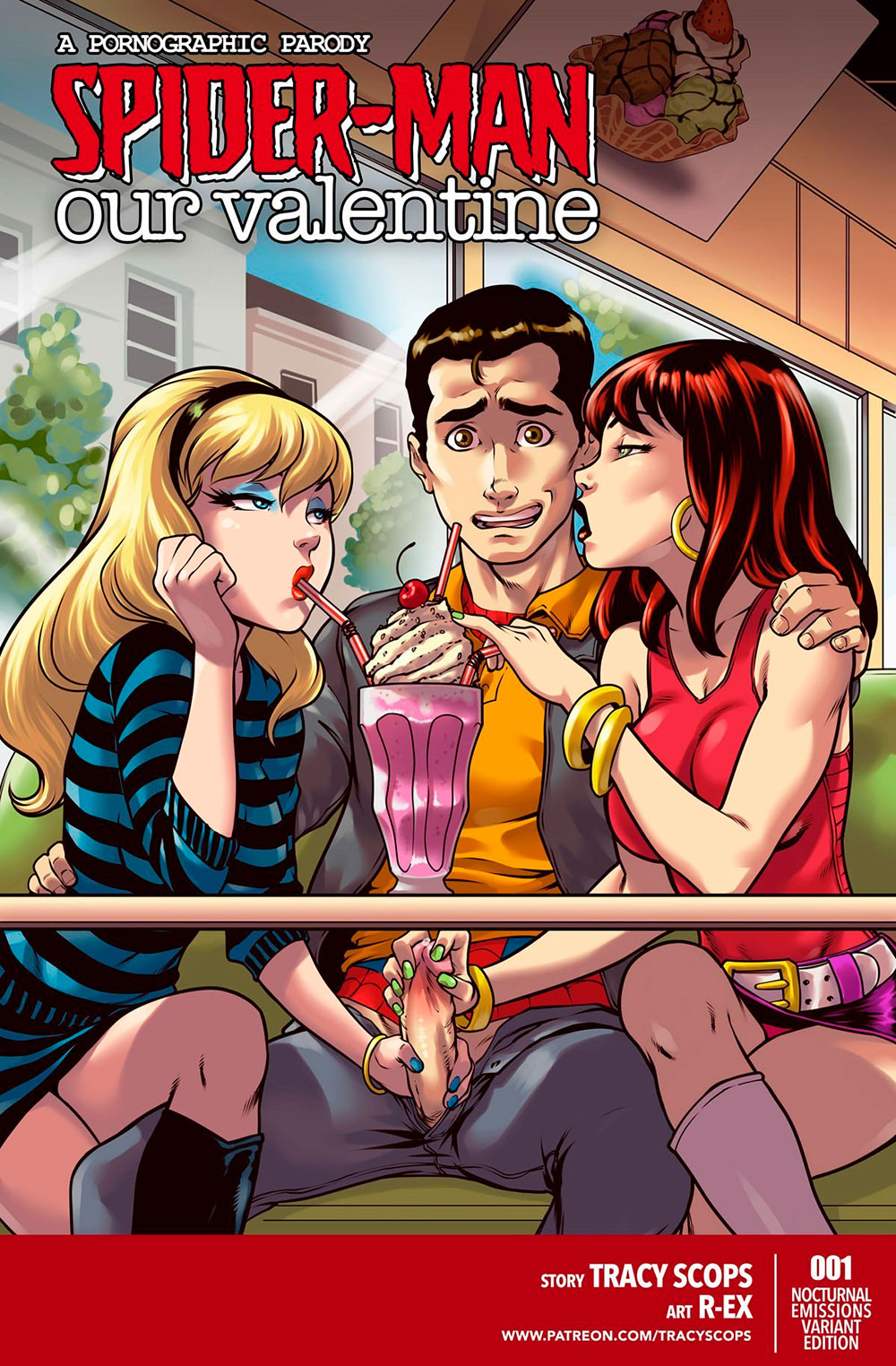 Página 1 do quadrinho adulto: Peter Parker, Nosso Namorado – Leia completo em XCOMICS
