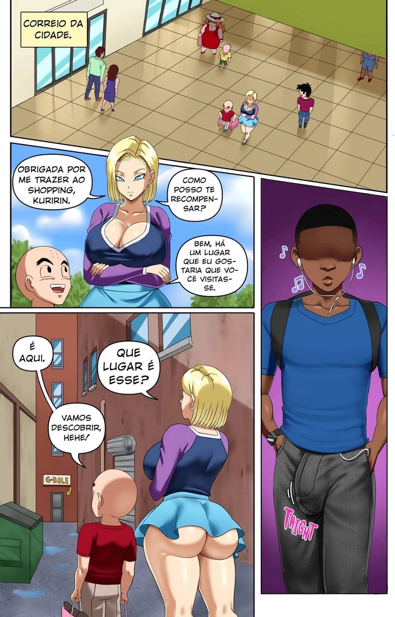 Página 2 do quadrinho adulto: PinkPawg Android 18 NTR4 – Leia completo em XCOMICS