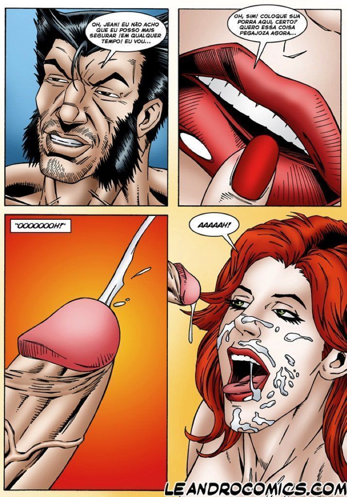 Página 22 do quadrinho adulto: Pornô com Wolverine e Jean Gray – Leia completo em XCOMICS