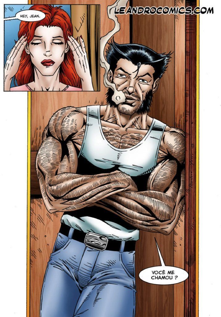 Página 7 do quadrinho adulto: Pornô com Wolverine e Jean Gray – Leia completo em XCOMICS