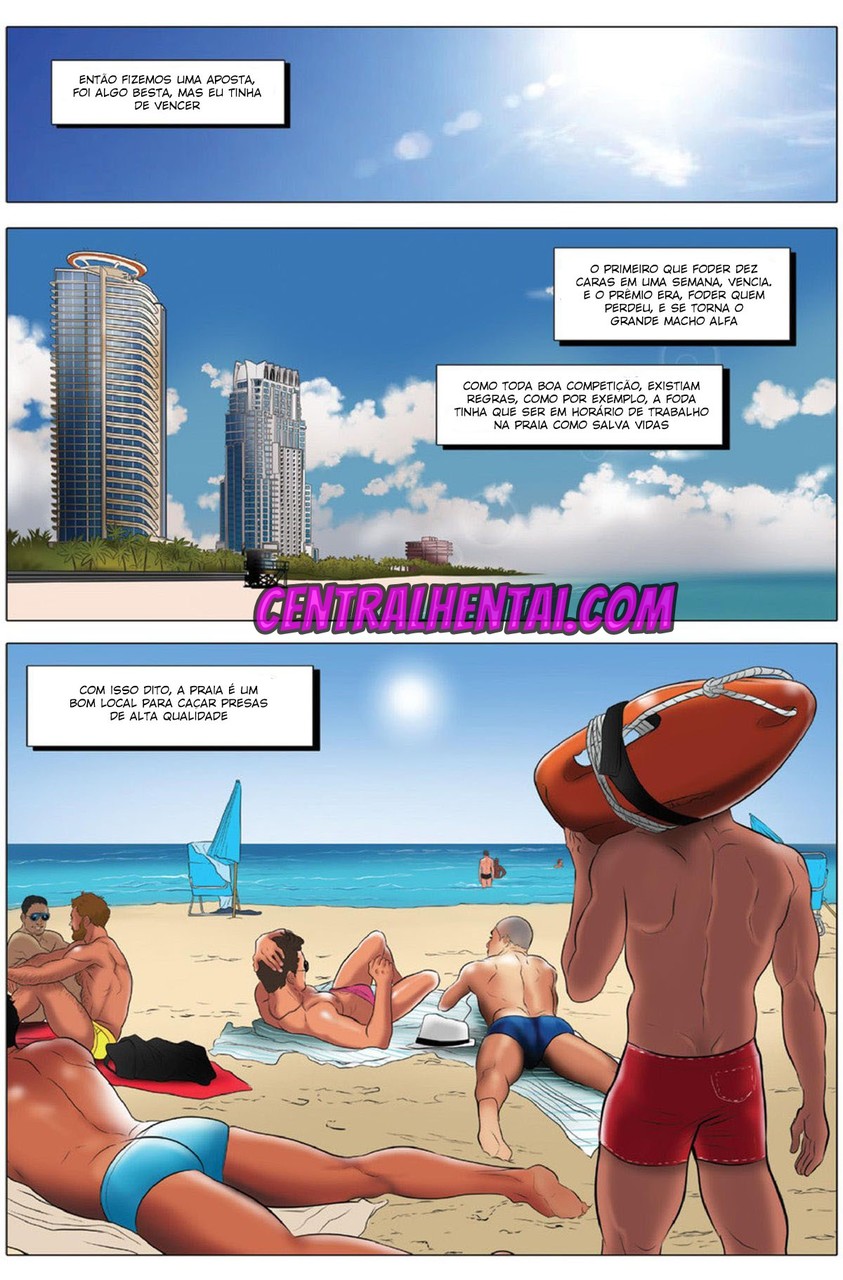 Página 23 do quadrinho adulto: Power Top: Salva-vidas gostosos – Leia completo em XCOMICS