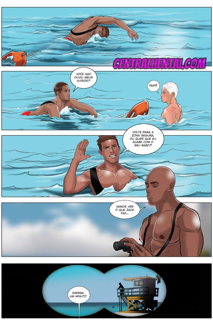 Página 25 do quadrinho adulto: Power Top: Salva-vidas gostosos – Leia completo em XCOMICS