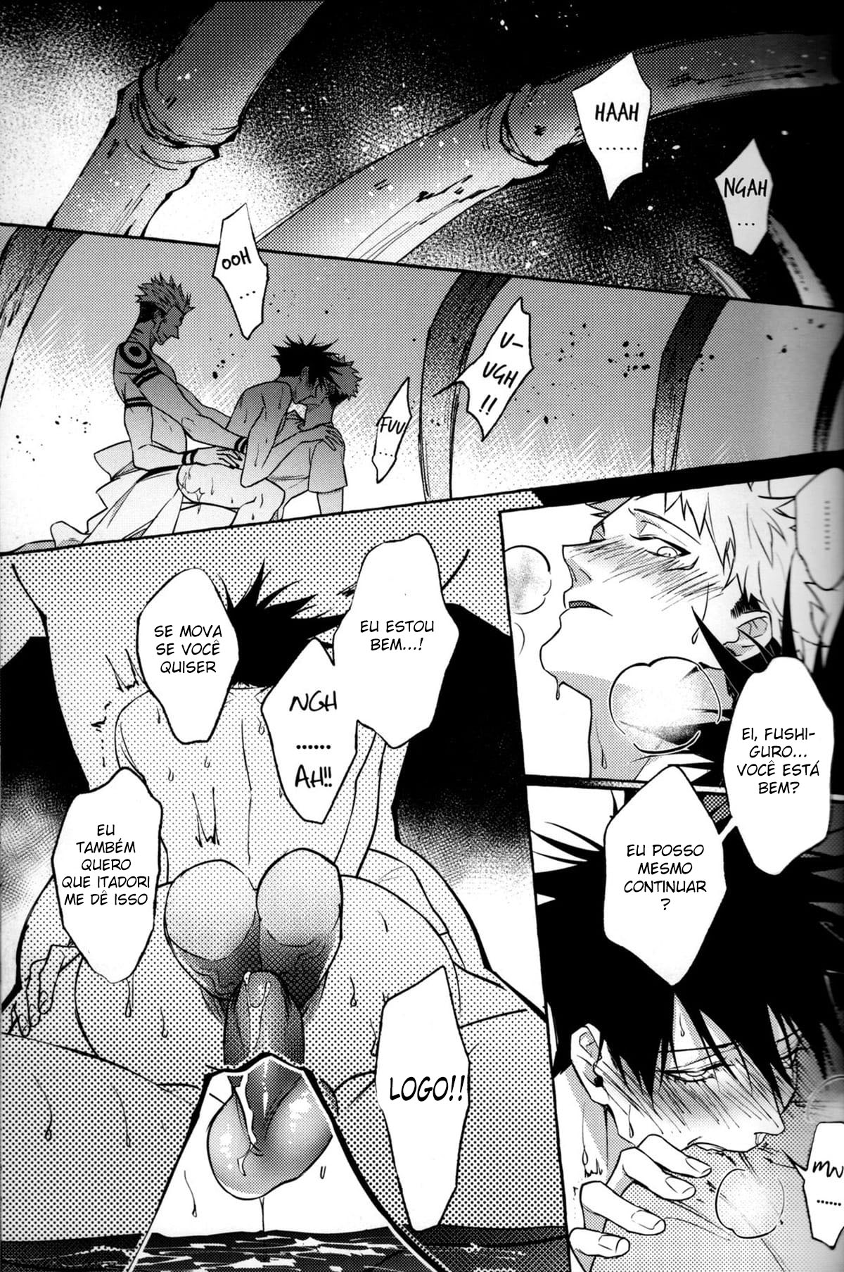 Página 24 do quadrinho adulto: Primeira vez com duas rolas no rabo – Leia completo em XCOMICS
