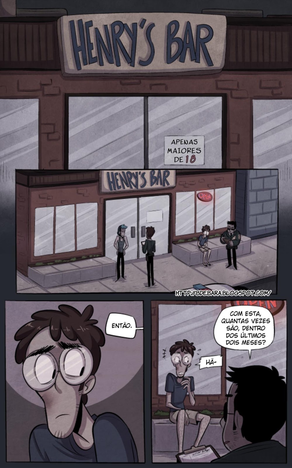 Página 2 do quadrinho adulto: Prisão domiciliar – Leia completo em XCOMICS