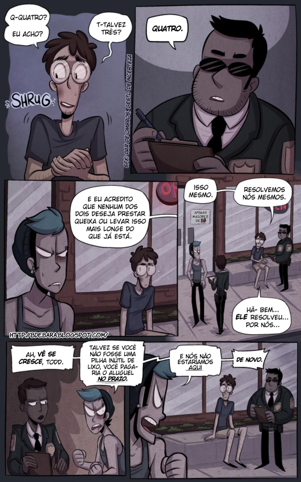 Página 3 do quadrinho adulto: Prisão domiciliar – Leia completo em XCOMICS