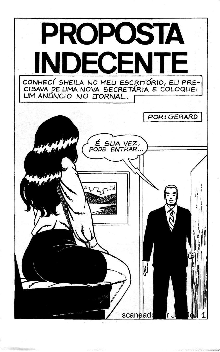 Página 2 do quadrinho adulto: Proposta indecente – Leia completo em XCOMICS