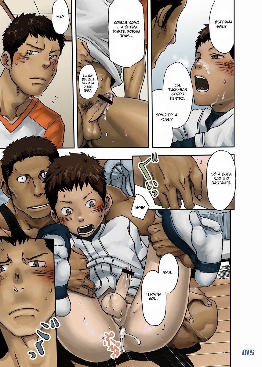 Página 14 do quadrinho adulto: Punheta Gay em Grupo – Leia completo em XCOMICS