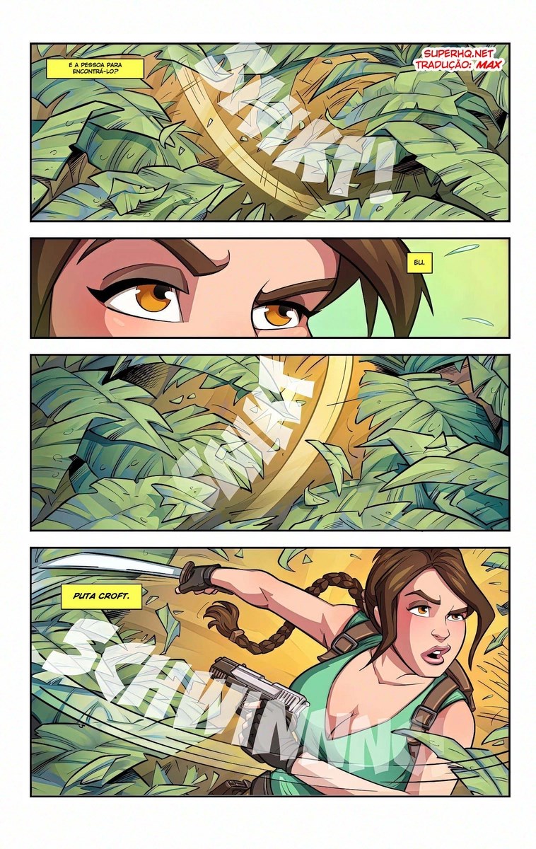 Página 3 do quadrinho adulto: Puta Croft em Tomb Tart – Leia completo em XCOMICS