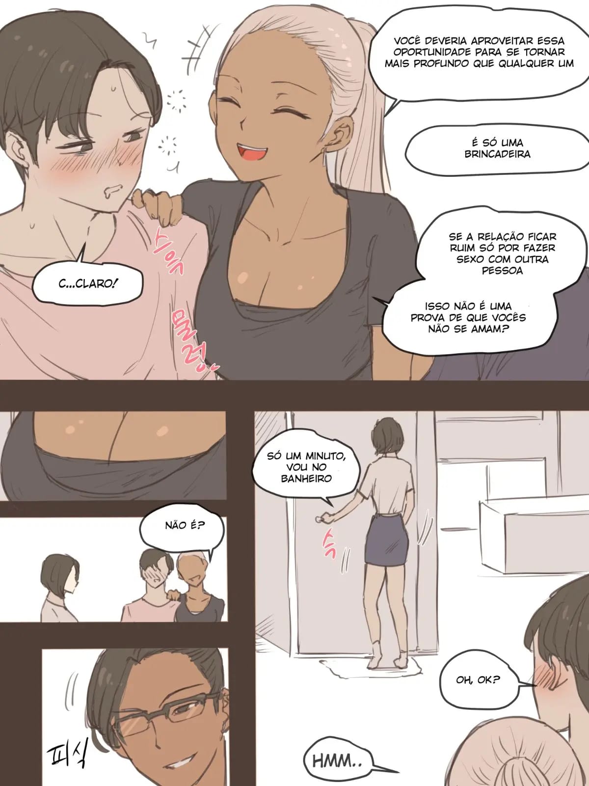 Página 5 do quadrinho adulto: Puzzle: Troca de casais – Leia completo em XCOMICS