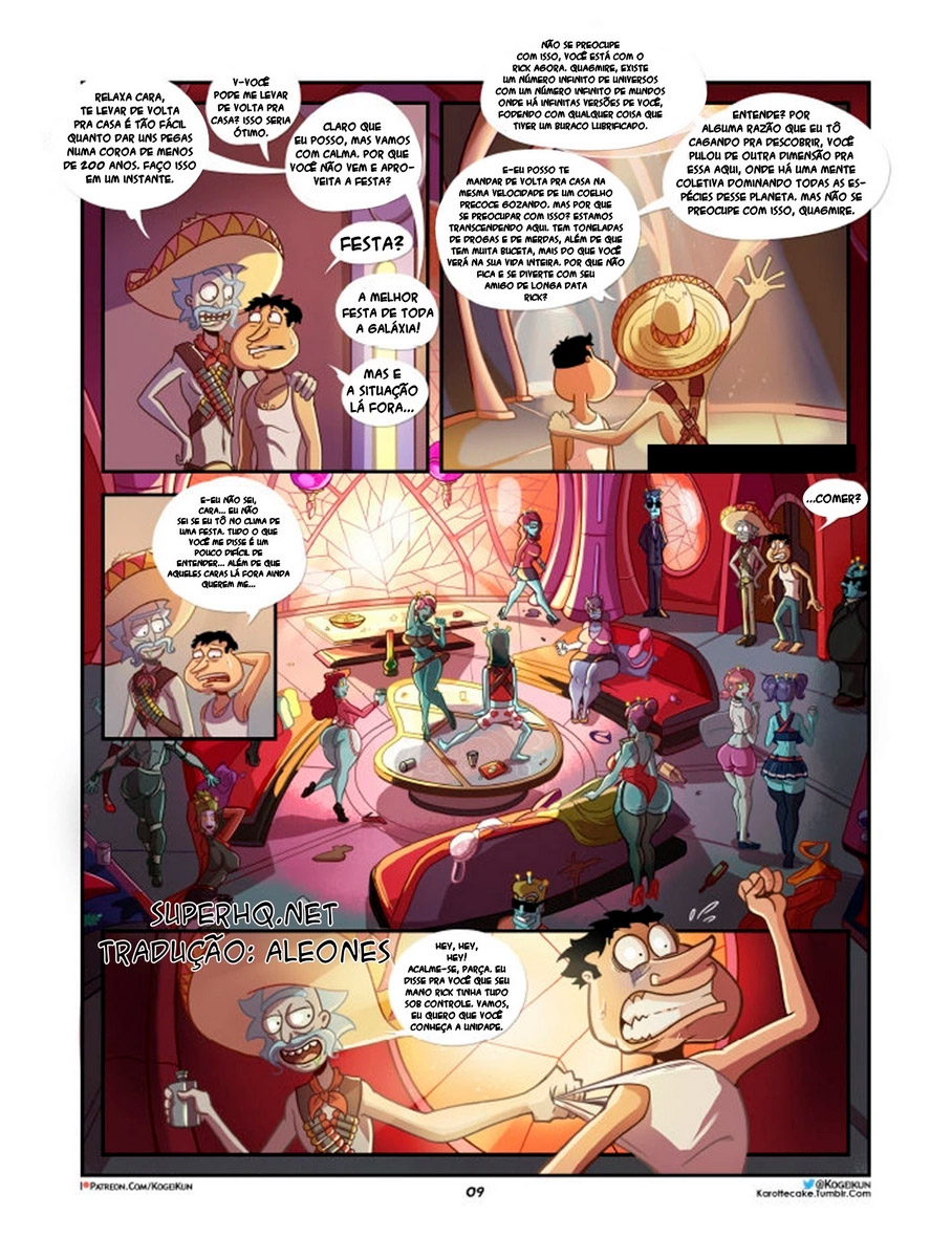 Página 11 do quadrinho adulto: Quagmire no multiverso – Leia completo em XCOMICS