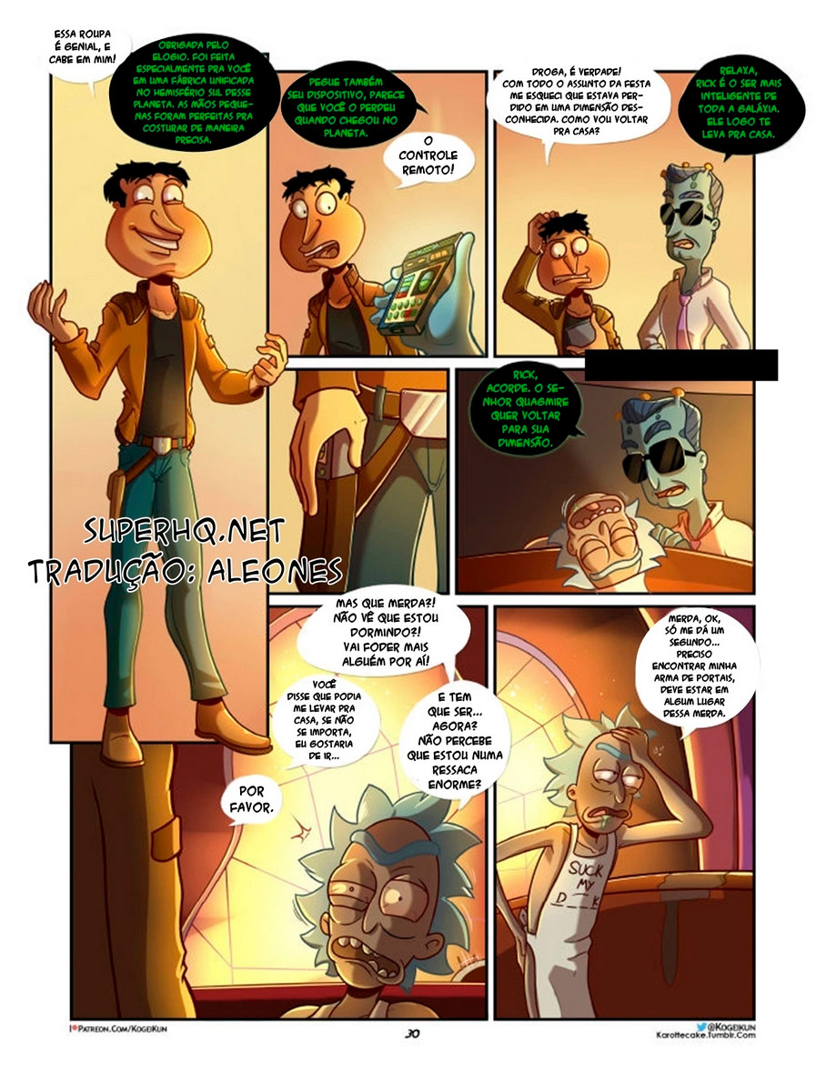 Página 32 do quadrinho adulto: Quagmire no multiverso – Leia completo em XCOMICS