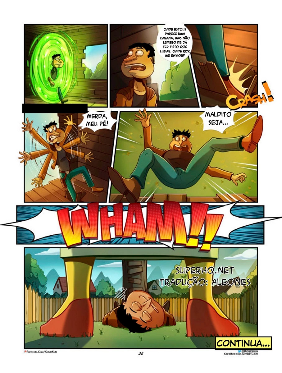 Página 34 do quadrinho adulto: Quagmire no multiverso – Leia completo em XCOMICS