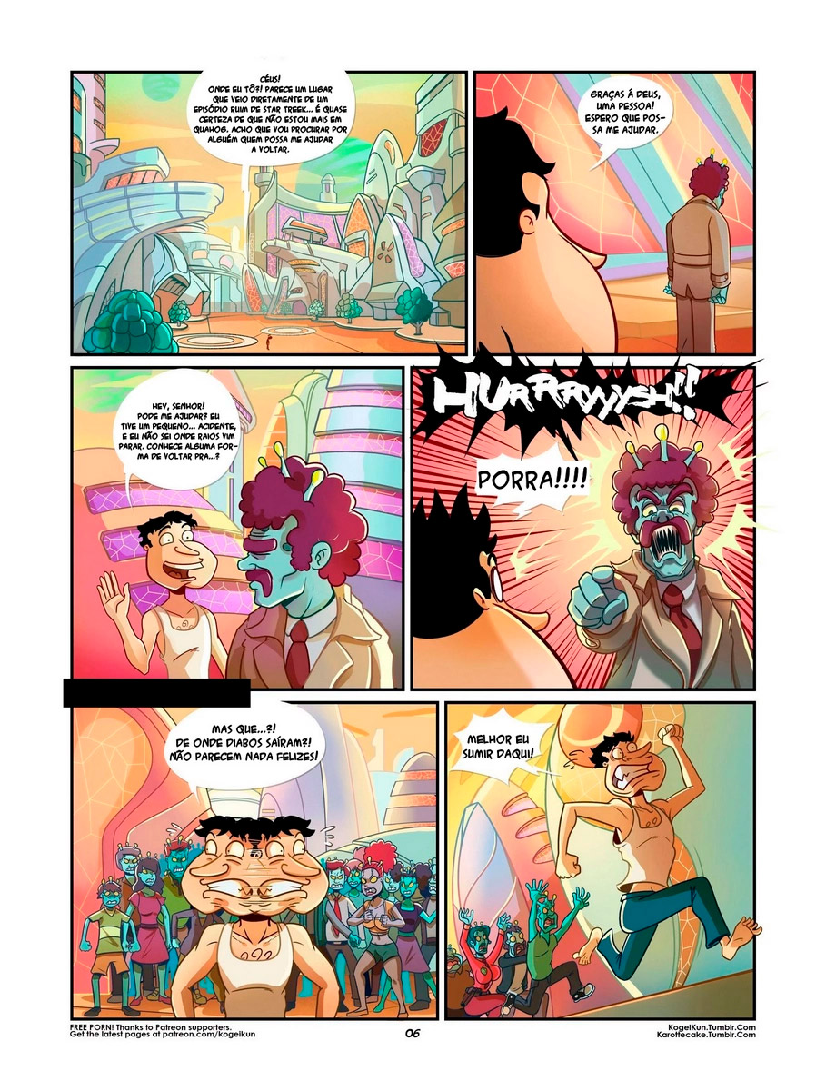 Página 8 do quadrinho adulto: Quagmire no multiverso – Leia completo em XCOMICS