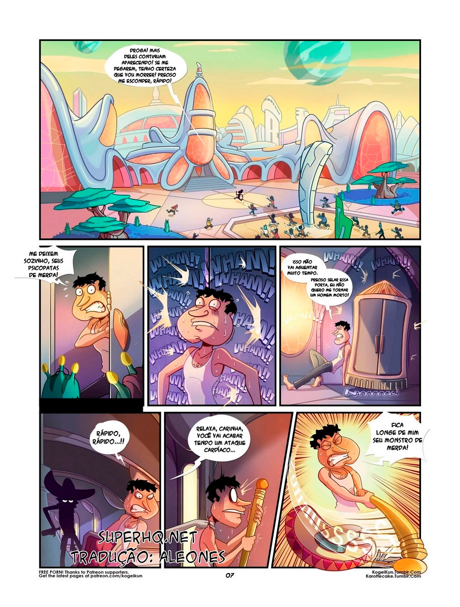 Página 9 do quadrinho adulto: Quagmire no multiverso – Leia completo em XCOMICS