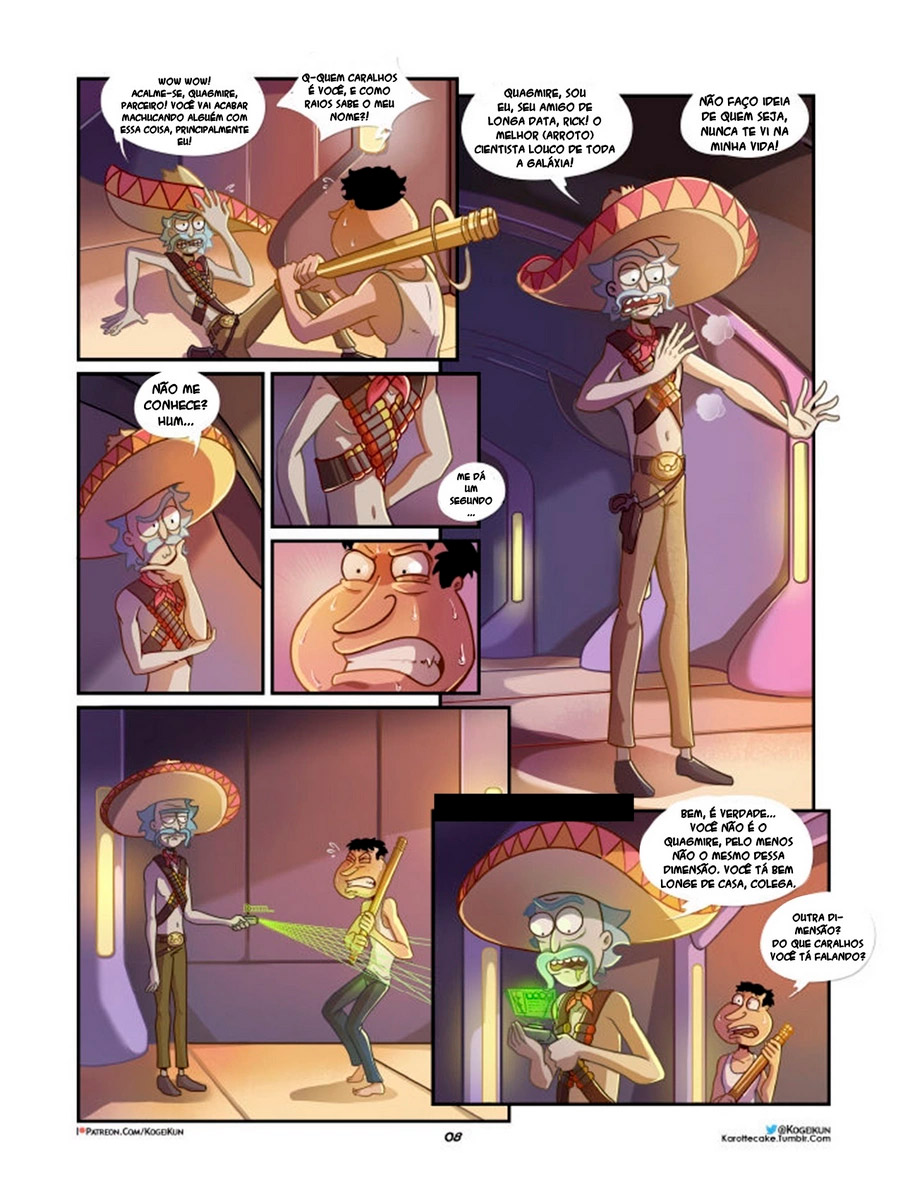 Página 10 do quadrinho adulto: Quagmire no multiverso – Leia completo em XCOMICS