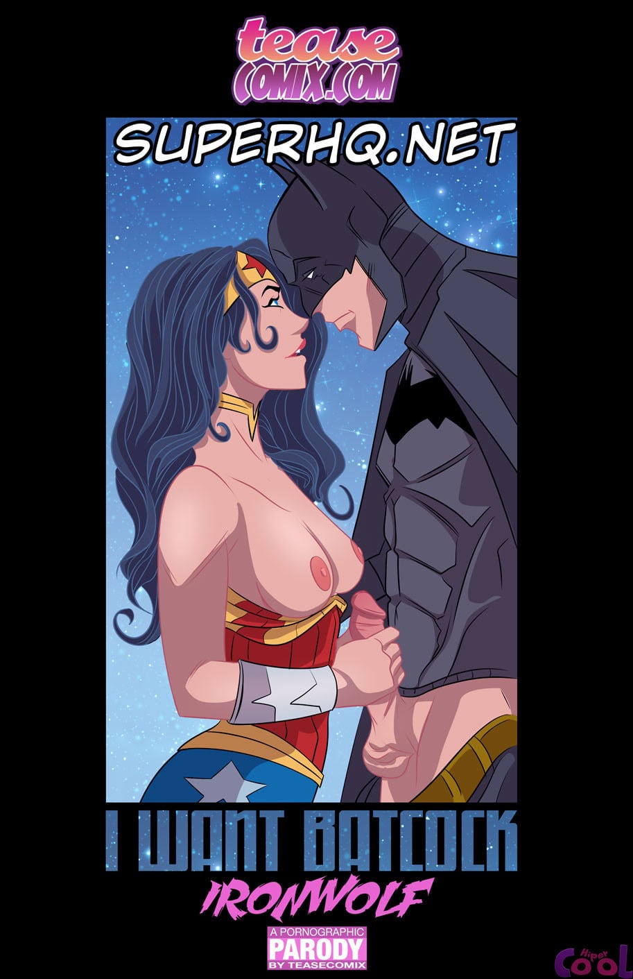 Página 1 do quadrinho adulto: Querendo o pau do Batman – Leia completo em XCOMICS