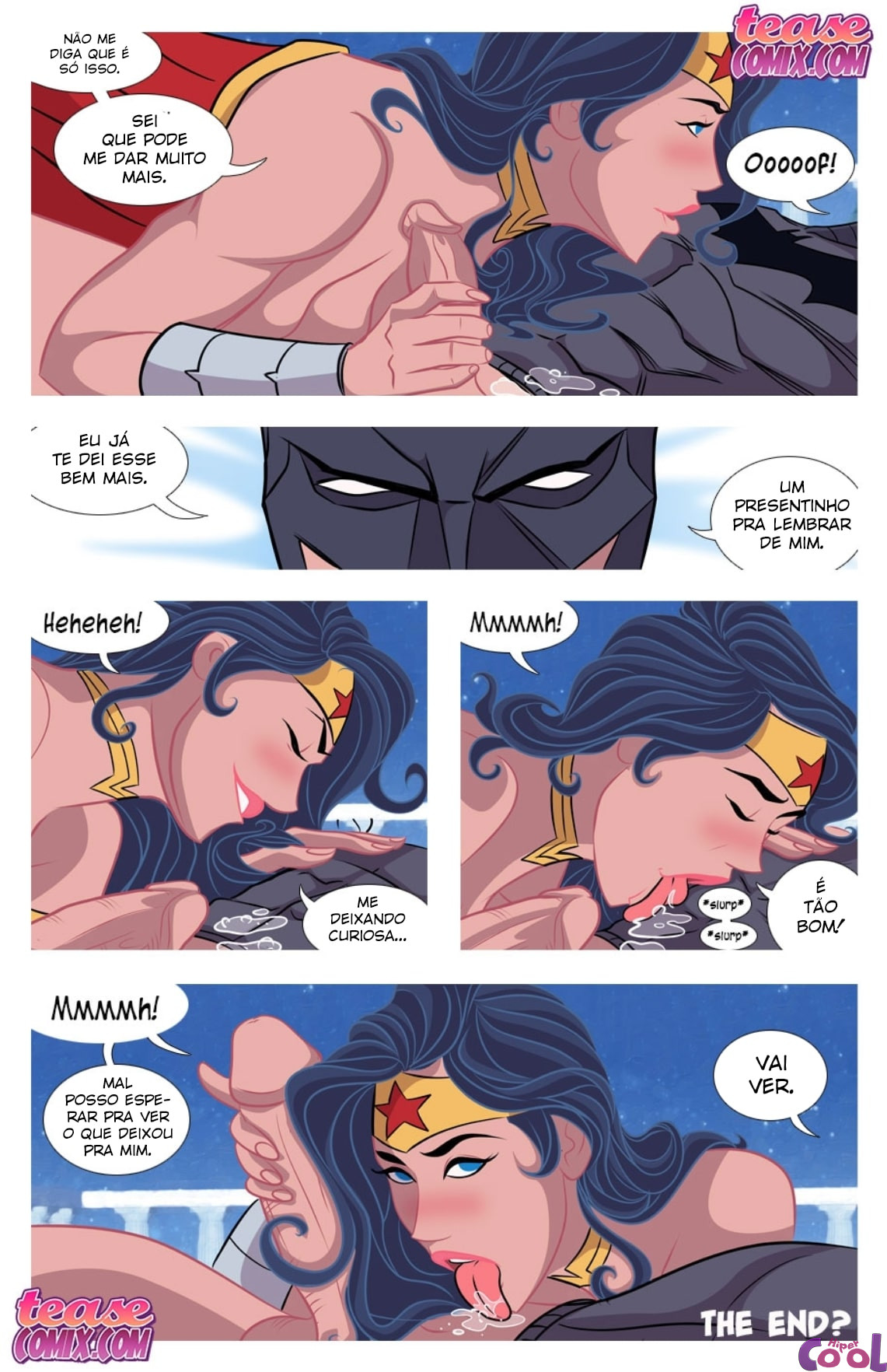 Página 27 do quadrinho adulto: Querendo o pau do Batman – Leia completo em XCOMICS