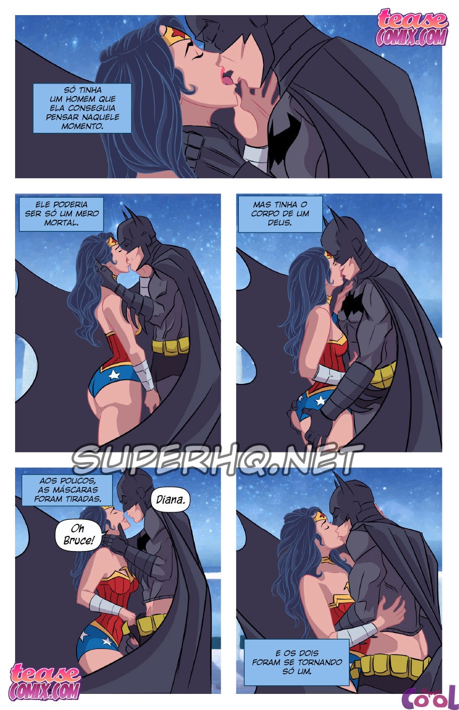 Página 5 do quadrinho adulto: Querendo o pau do Batman – Leia completo em XCOMICS