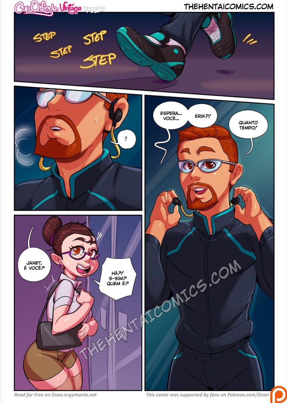 Página 2 do quadrinho adulto: Reencontrando uma antiga foda – Leia completo em XCOMICS