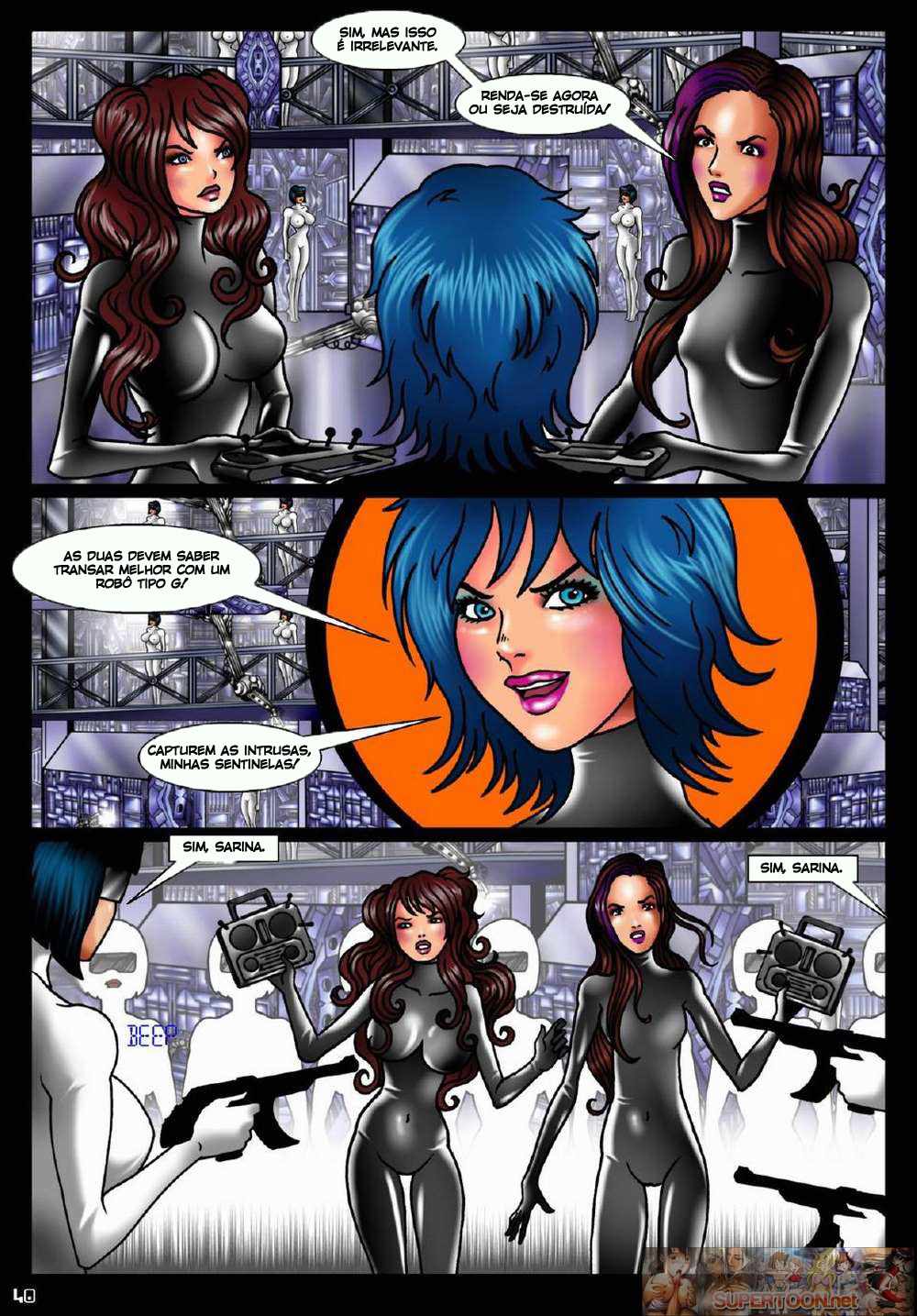 Página 3 do quadrinho adulto: Robô feito para sexo – Leia completo em XCOMICS