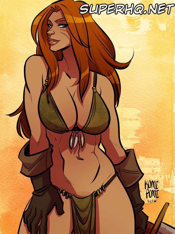Capa do quadrinho adulto: Rowena: A ruiva bárbara – Leia online em XCOMICS