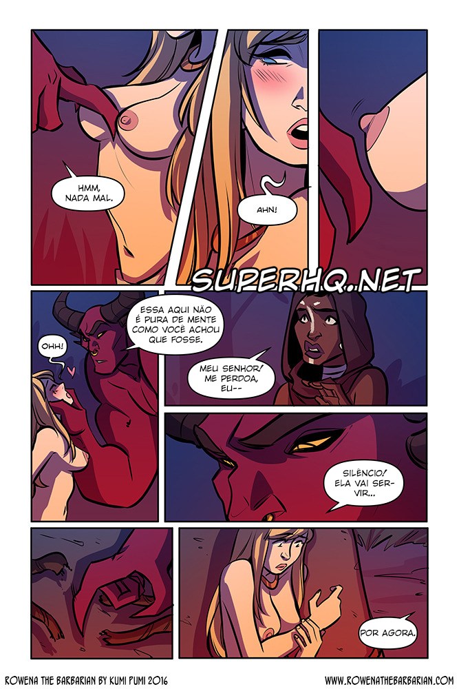 Página 15 do quadrinho adulto: Rowena: A ruiva bárbara – Leia completo em XCOMICS