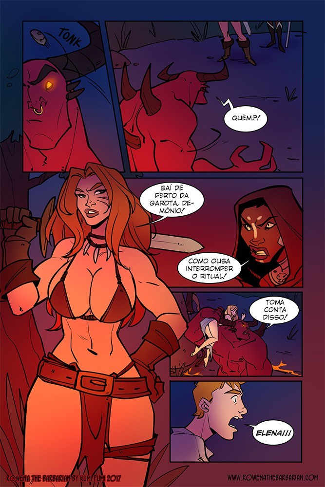 Página 16 do quadrinho adulto: Rowena: A ruiva bárbara – Leia completo em XCOMICS