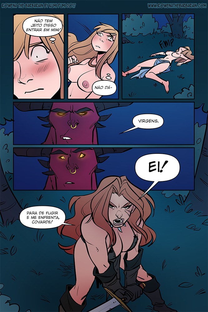 Página 19 do quadrinho adulto: Rowena: A ruiva bárbara – Leia completo em XCOMICS