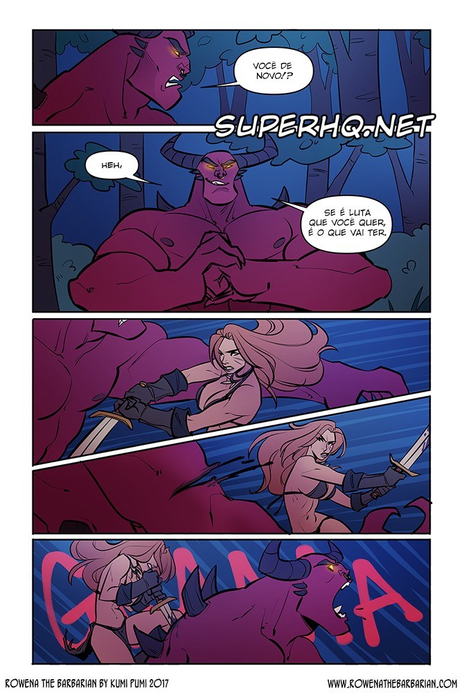 Página 20 do quadrinho adulto: Rowena: A ruiva bárbara – Leia completo em XCOMICS