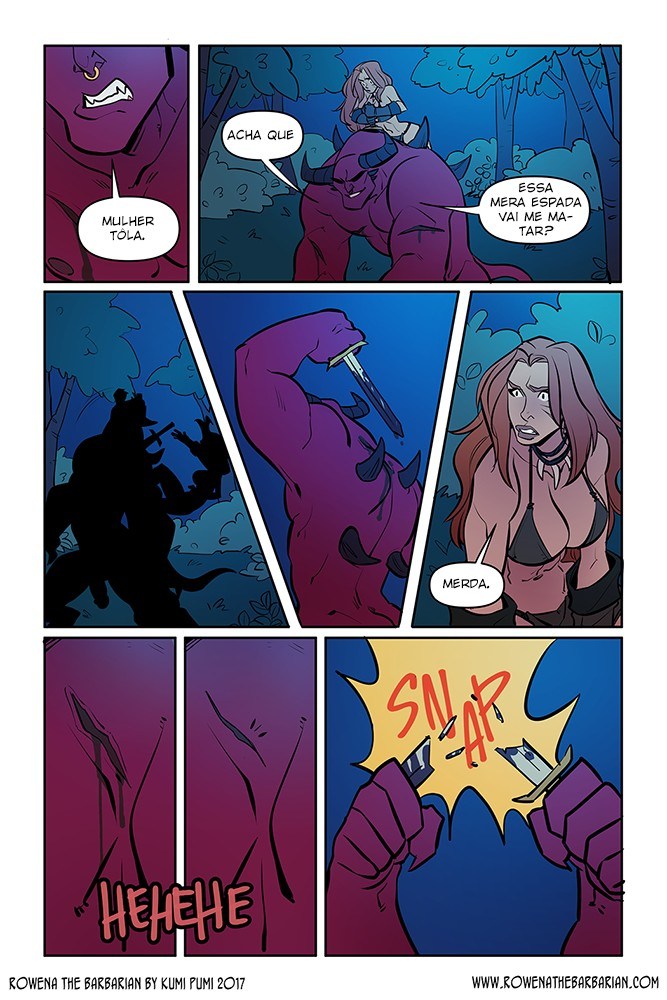 Página 21 do quadrinho adulto: Rowena: A ruiva bárbara – Leia completo em XCOMICS