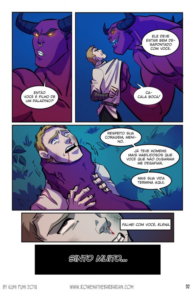 Página 34 do quadrinho adulto: Rowena: A ruiva bárbara – Leia completo em XCOMICS