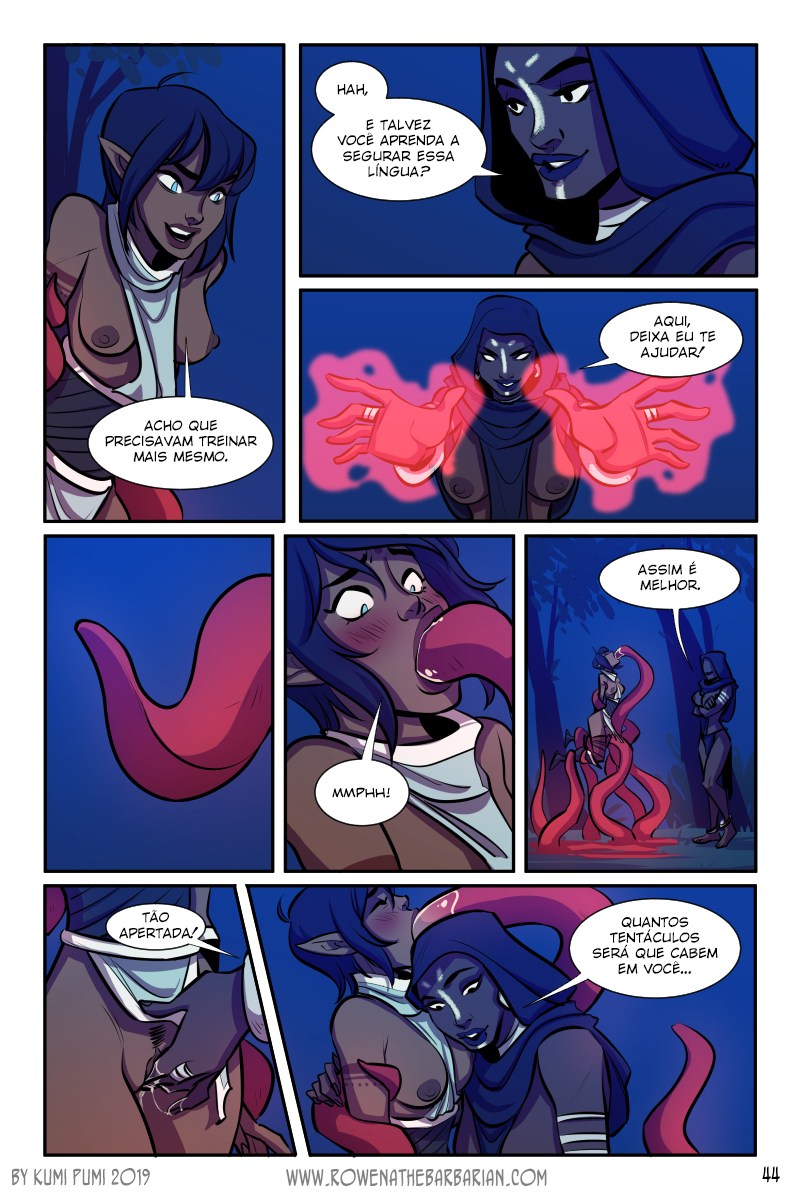 Página 48 do quadrinho adulto: Rowena: A ruiva bárbara – Leia completo em XCOMICS