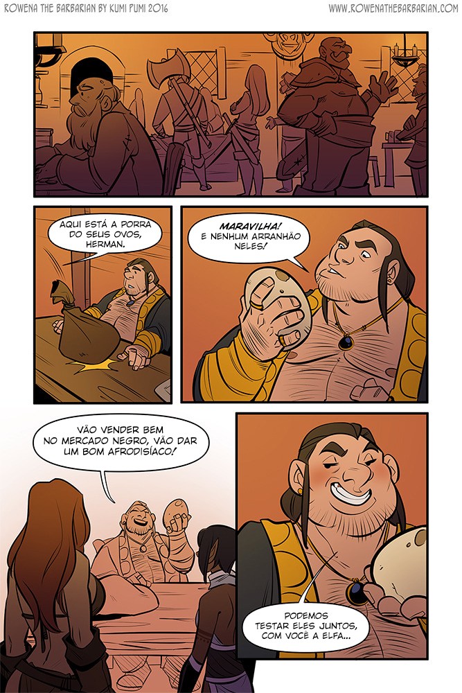 Página 6 do quadrinho adulto: Rowena: A ruiva bárbara – Leia completo em XCOMICS