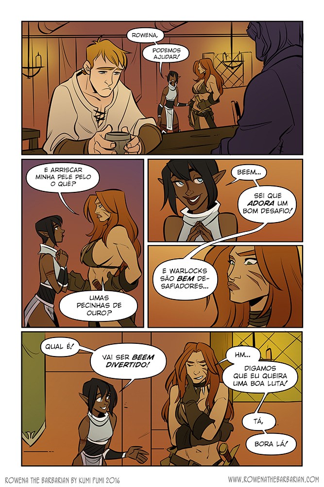Página 9 do quadrinho adulto: Rowena: A ruiva bárbara – Leia completo em XCOMICS