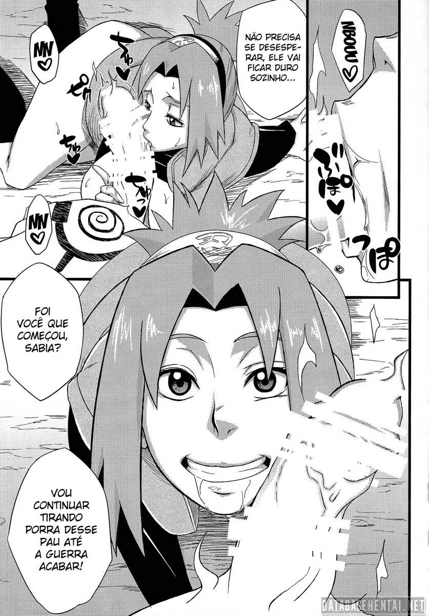 Página 16 do quadrinho adulto: Sakura e Hinata seduzindo Naruto – Leia completo em XCOMICS