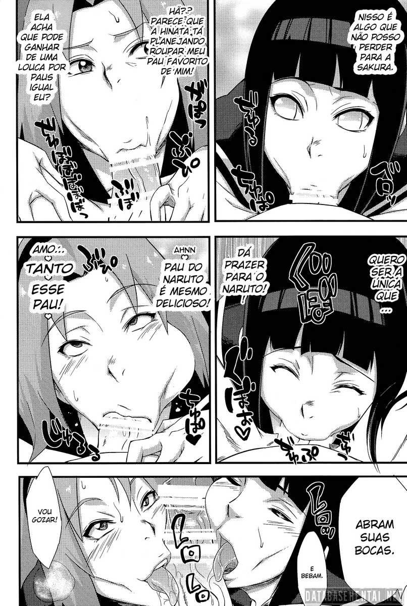 Página 5 do quadrinho adulto: Sakura e Hinata seduzindo Naruto – Leia completo em XCOMICS