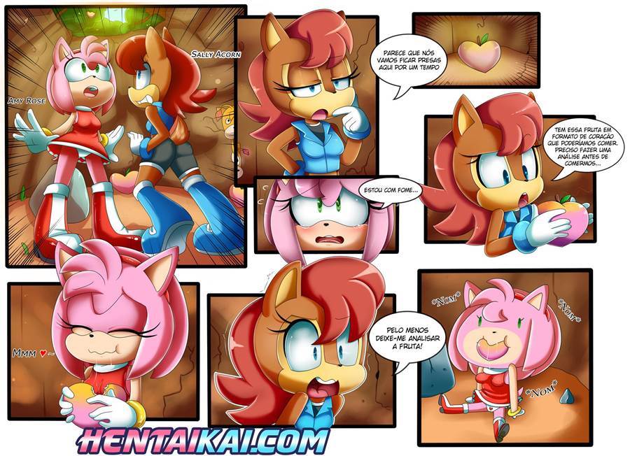 Página 2 do quadrinho adulto: Sally e Amy – Leia completo em XCOMICS