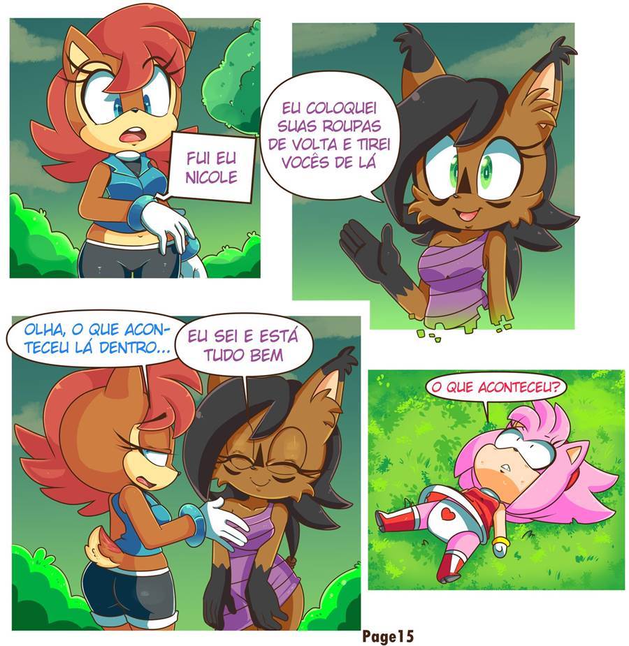 Página 16 do quadrinho adulto: Sally e Amy – Leia completo em XCOMICS