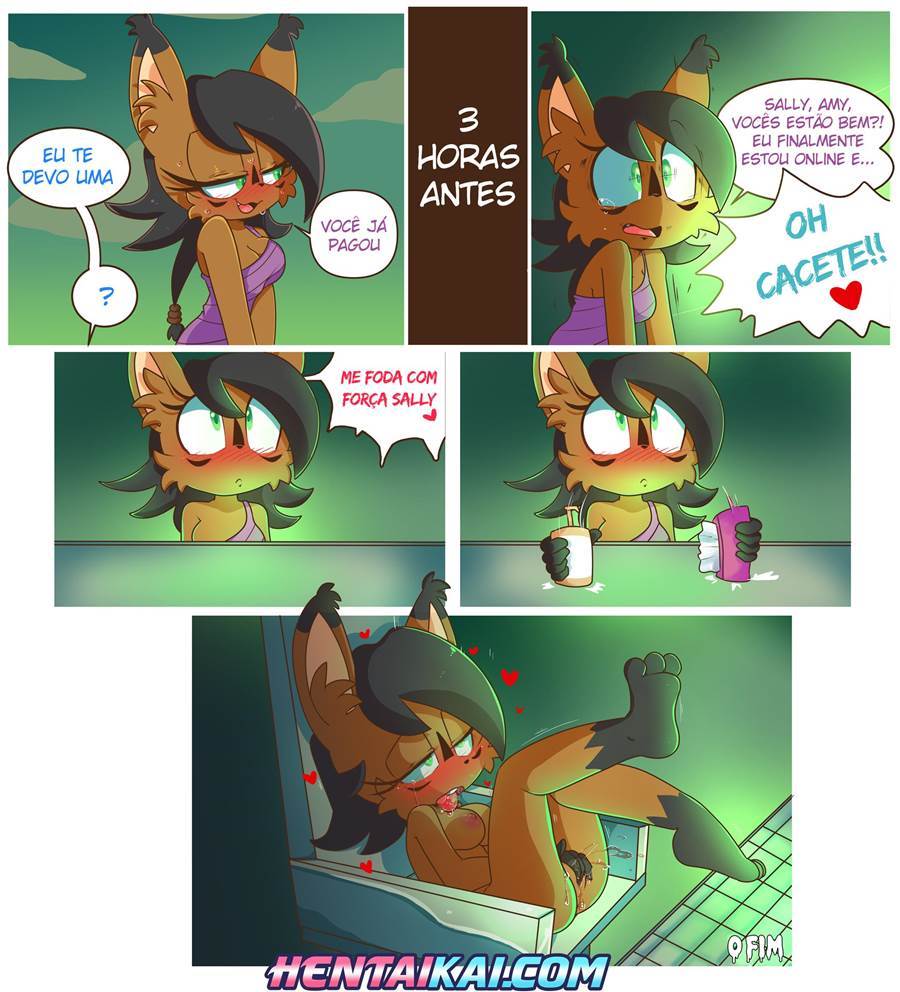 Página 17 do quadrinho adulto: Sally e Amy – Leia completo em XCOMICS