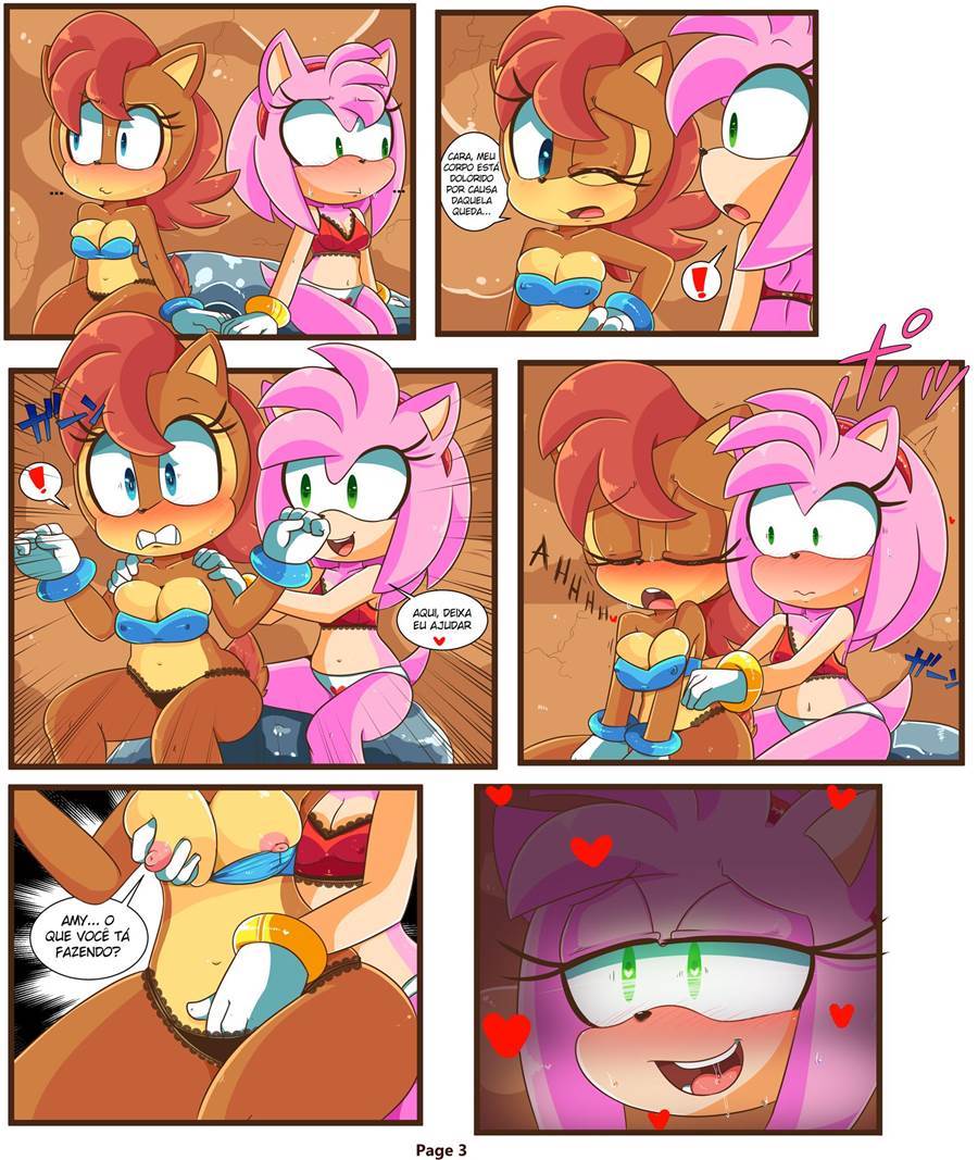 Página 4 do quadrinho adulto: Sally e Amy – Leia completo em XCOMICS