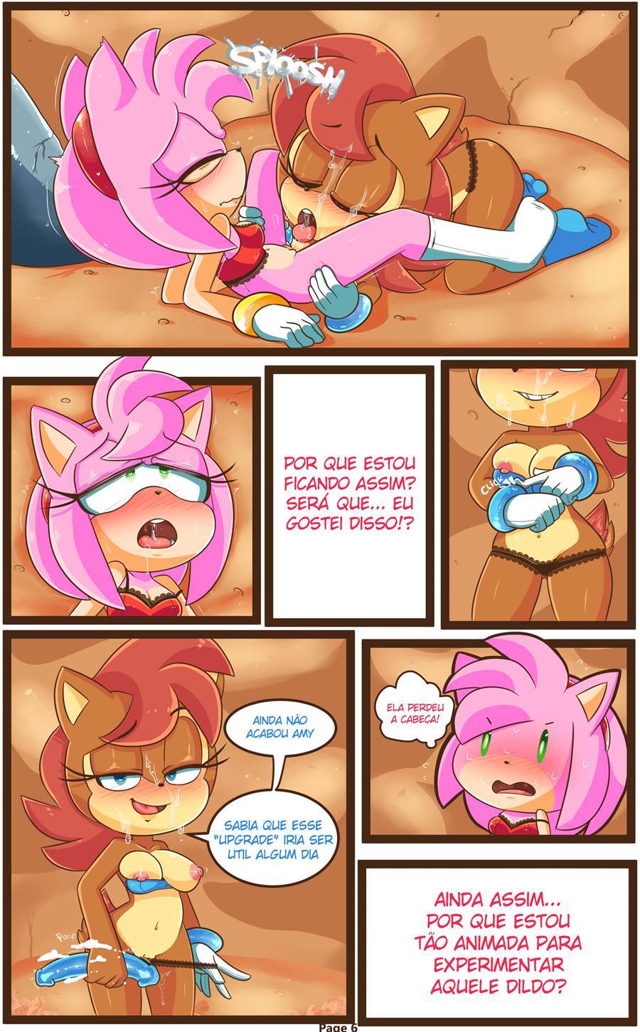 Página 7 do quadrinho adulto: Sally e Amy – Leia completo em XCOMICS