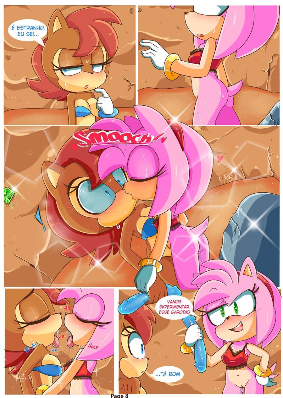 Página 9 do quadrinho adulto: Sally e Amy – Leia completo em XCOMICS