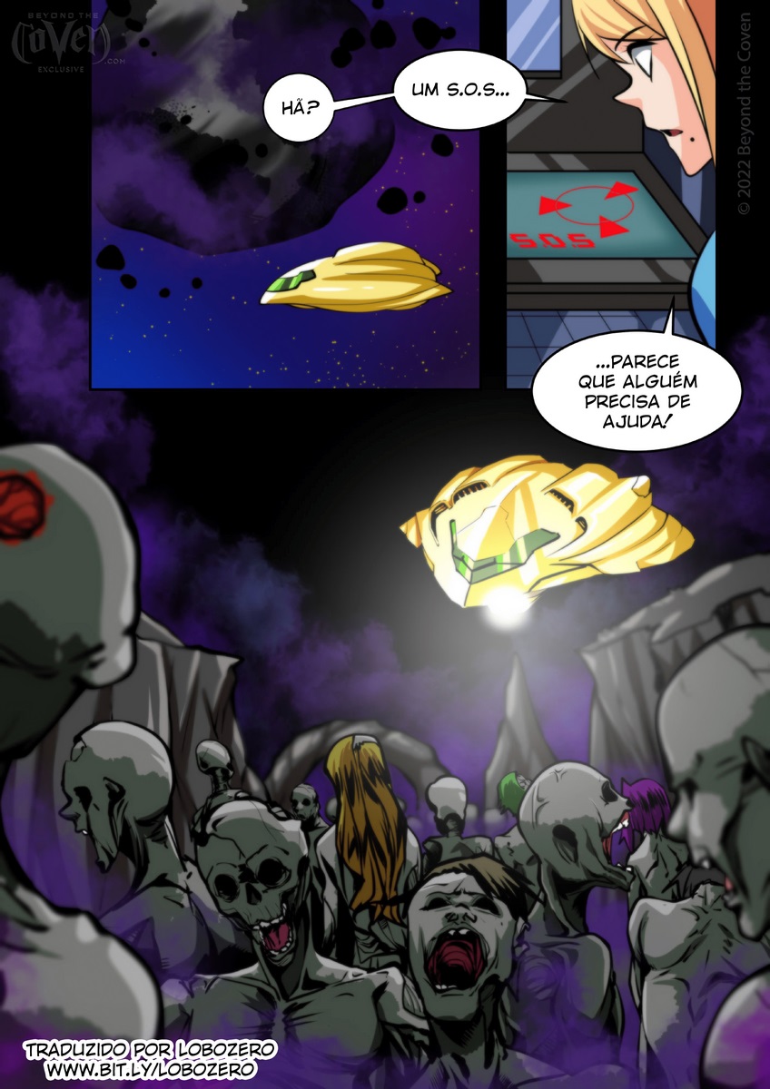 Página 2 do quadrinho adulto: Samus e o chamado misterioso – Leia completo em XCOMICS