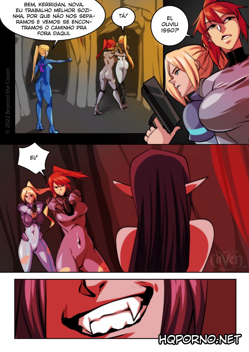 Página 5 do quadrinho adulto: Samus e o chamado misterioso – Leia completo em XCOMICS