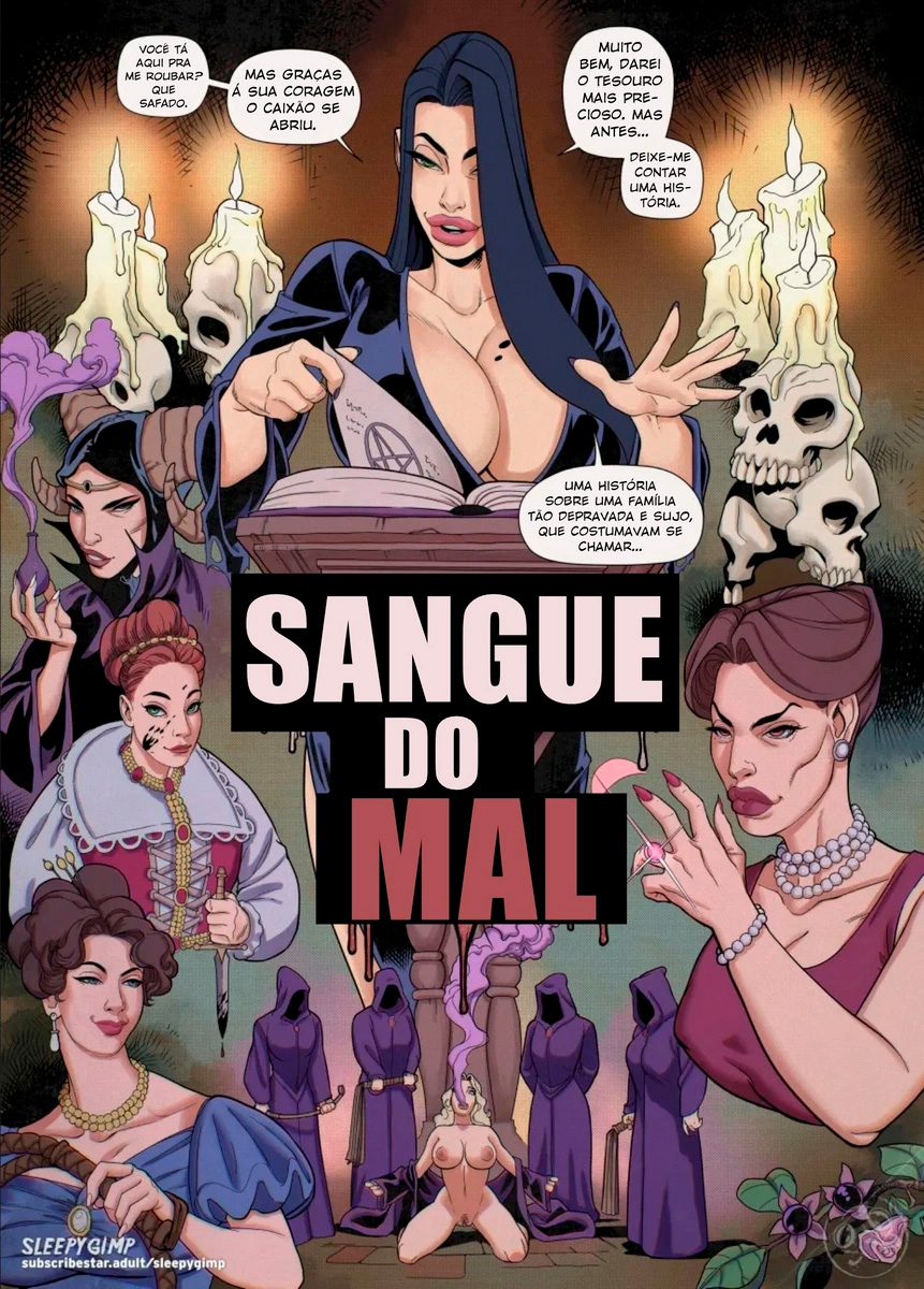 Página 2 do quadrinho adulto: Sangue do mal – Leia completo em XCOMICS