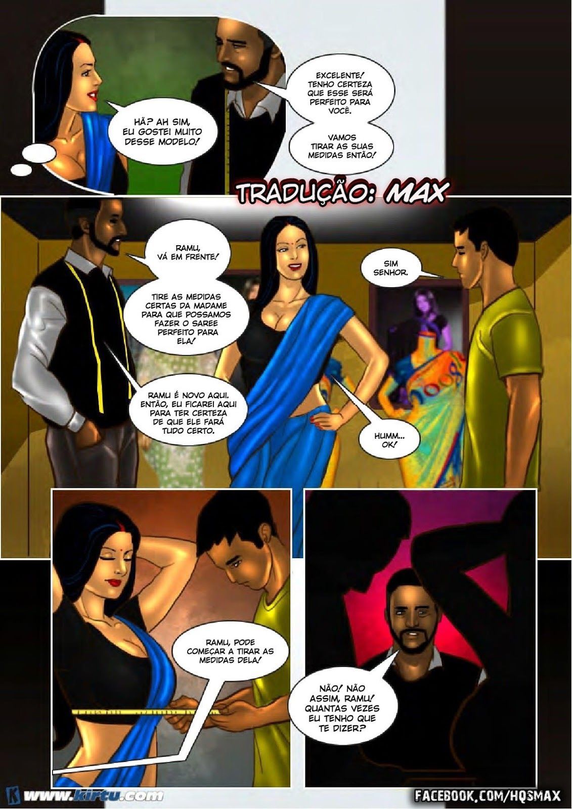 Página 5 do quadrinho adulto: Savita: Satisfação Garantida – Leia completo em XCOMICS