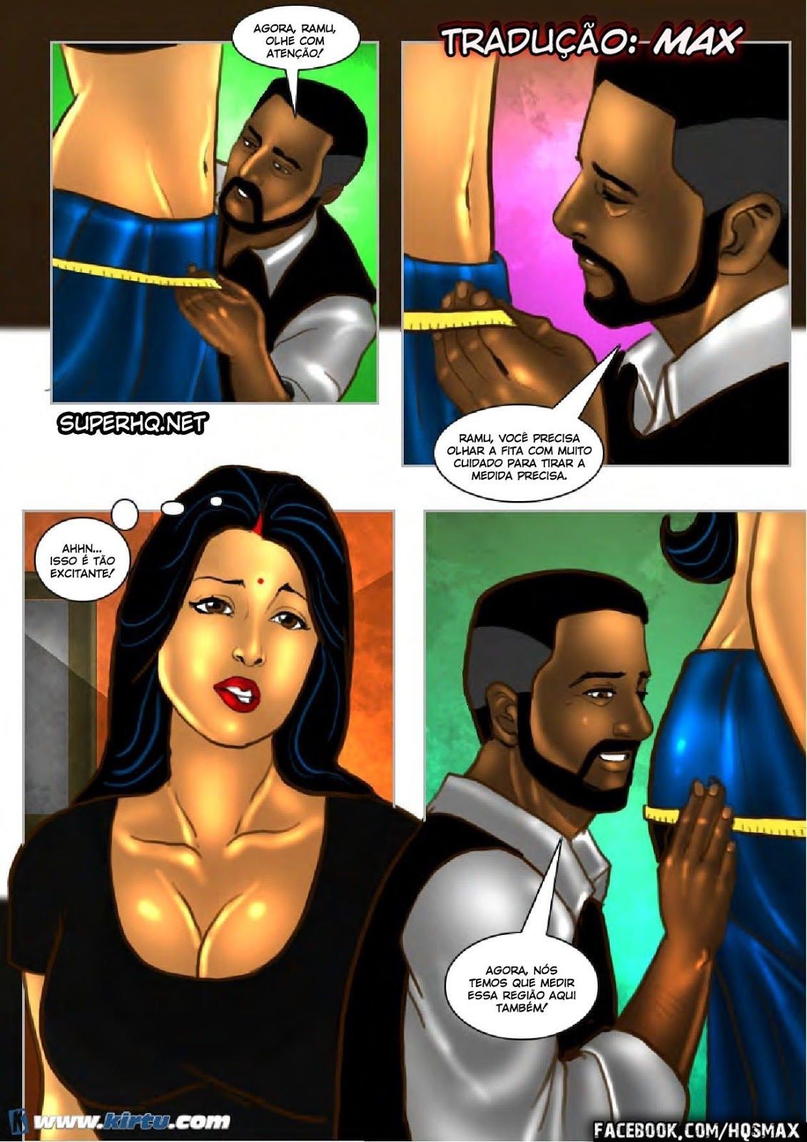 Página 8 do quadrinho adulto: Savita: Satisfação Garantida – Leia completo em XCOMICS