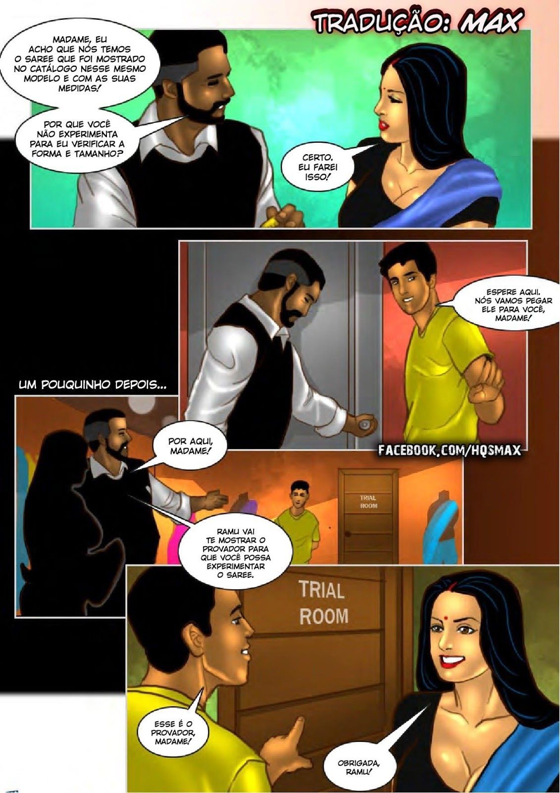 Página 9 do quadrinho adulto: Savita: Satisfação Garantida – Leia completo em XCOMICS