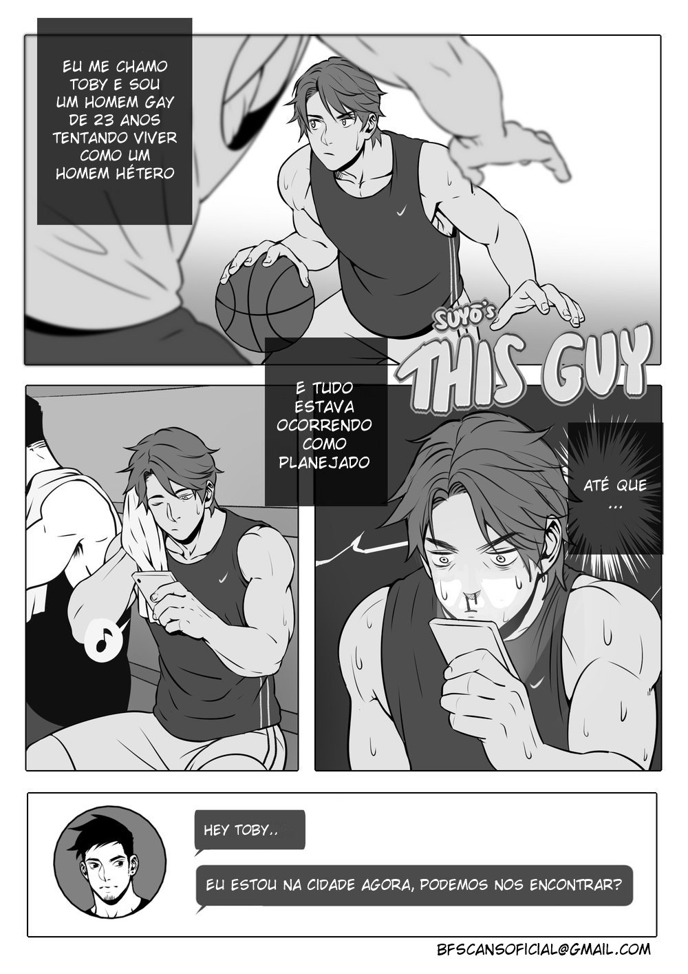 Página 2 do quadrinho adulto: Se passando por hétero – Leia completo em XCOMICS